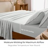 image:imageMellanni Iconic 4Piece Ultra Soft Sheet Set Queen Brown1126 Ivory