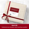 image:imageMellanni Iconic 4Piece Ultra Soft Sheet Set Queen Brown1128 Golden Ivory