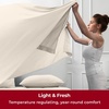 image:imageMellanni Iconic 4Piece Ultra Soft Sheet Set Queen Brown1128 Golden Ivory