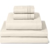 image:imageMellanni Iconic 4Piece Ultra Soft Sheet Set Queen Brown1128 Golden Ivory