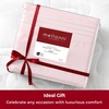 image:imageMellanni Iconic 4Piece Ultra Soft Sheet Set Queen Brown1172 Blush Pink
