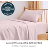 image:imageMellanni Iconic 4Piece Ultra Soft Sheet Set Queen Brown1172 Blush Pink
