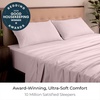 image:imageMellanni Iconic 4Piece Ultra Soft Sheet Set Queen Brown1172 Blush Pink