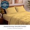 image:imageMellanni Iconic 4Piece Ultra Soft Sheet Set Queen Brown1182 Yellow