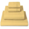 image:imageMellanni Iconic 4Piece Ultra Soft Sheet Set Queen Brown1182 Yellow