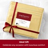 image:imageMellanni Iconic 4Piece Ultra Soft Sheet Set Queen Brown1182 Yellow