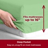 image:imageMellanni Iconic 4Piece Ultra Soft Sheet Set Queen Brown1241 Pistachio