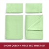 image:imageMellanni Iconic 4Piece Ultra Soft Sheet Set Queen Brown1241 Pistachio