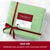 image:imageMellanni Iconic 4Piece Ultra Soft Sheet Set Queen Brown1241 Pistachio