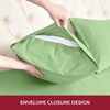 image:imageMellanni Iconic 4Piece Ultra Soft Sheet Set Queen Brown1241 Pistachio