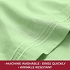 image:imageMellanni Iconic 4Piece Ultra Soft Sheet Set Queen Brown1241 Pistachio