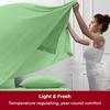 image:imageMellanni Iconic 4Piece Ultra Soft Sheet Set Queen Brown1241 Pistachio