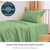 image:imageMellanni Iconic 4Piece Ultra Soft Sheet Set Queen Brown1241 Pistachio