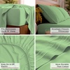 image:imageMellanni Iconic 4Piece Ultra Soft Sheet Set Queen Brown1241 Pistachio