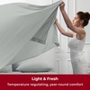 image:imageMellanni Iconic 4Piece Ultra Soft Sheet Set Queen Brown1284 Spa Mint