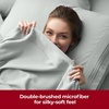 image:imageMellanni Iconic 4Piece Ultra Soft Sheet Set Queen Brown1284 Spa Mint