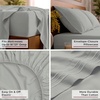 image:imageMellanni Iconic 4Piece Ultra Soft Sheet Set Queen Brown1284 Spa Mint