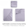 image:imageMellanni Iconic 4Piece Ultra Soft Sheet Set Queen Brown1335 Lavender