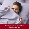 image:imageMellanni Iconic 4Piece Ultra Soft Sheet Set Queen Brown1335 Lavender