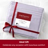 image:imageMellanni Iconic 4Piece Ultra Soft Sheet Set Queen Brown1335 Lavender