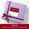 image:imageMellanni Iconic 4Piece Ultra Soft Sheet Set Queen Brown1356 Violet