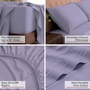 image:imageMellanni Iconic 4Piece Ultra Soft Sheet Set Queen Brown1356 Violet