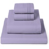 image:imageMellanni Iconic 4Piece Ultra Soft Sheet Set Queen Brown1356 Violet
