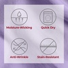 image:imageMellanni Iconic 4Piece Ultra Soft Sheet Set Queen Brown1356 Violet