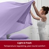 image:imageMellanni Iconic 4Piece Ultra Soft Sheet Set Queen Brown1356 Violet