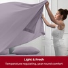 image:imageMellanni Iconic 4Piece Ultra Soft Sheet Set Queen Brown1357 Hazy Lilac