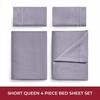 image:imageMellanni Iconic 4Piece Ultra Soft Sheet Set Queen Brown1357 Hazy Lilac