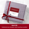 image:imageMellanni Iconic 4Piece Ultra Soft Sheet Set Queen Brown1357 Hazy Lilac