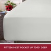 image:imageMellanni Iconic 4Piece Ultra Soft Sheet Set Queen Brown1364 Light Gray