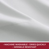 image:imageMellanni Iconic 4Piece Ultra Soft Sheet Set Queen Brown1364 Light Gray