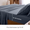 image:imageMellanni Iconic 4Piece Ultra Soft Sheet Set Queen Brown1375 Mineral Gray