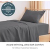 image:imageMellanni Iconic 4Piece Ultra Soft Sheet Set Queen Brown1394 Gray