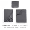 image:imageMellanni Iconic 4Piece Ultra Soft Sheet Set Queen Brown1394 Gray