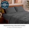 image:imageMellanni Iconic 4Piece Ultra Soft Sheet Set Queen Brown1394 Gray