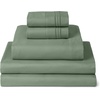 image:imageMellanni Iconic 4Piece Ultra Soft Sheet Set Queen Brown1436 Sage