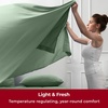 image:imageMellanni Iconic 4Piece Ultra Soft Sheet Set Queen Brown1436 Sage