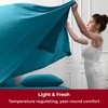 image:imageMellanni Iconic 4Piece Ultra Soft Sheet Set Queen Brown1455 Teal