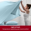 image:imageMellanni Iconic 4Piece Ultra Soft Sheet Set Queen Brown1524 Aqua