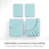 image:imageMellanni Iconic 4Piece Ultra Soft Sheet Set Queen Brown1524 Aqua