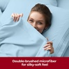 image:imageMellanni Iconic 4Piece Ultra Soft Sheet Set Queen Brown1524 Aqua