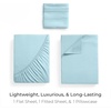 image:imageMellanni Iconic 4Piece Ultra Soft Sheet Set Queen Brown1524 Aqua