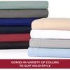 image:imageMellanni Iconic 4Piece Ultra Soft Sheet Set Queen Brown1573 Blue Hydrangea
