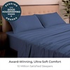 image:imageMellanni Iconic 4Piece Ultra Soft Sheet Set Queen Brown1593 Blue Nova