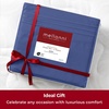 image:imageMellanni Iconic 4Piece Ultra Soft Sheet Set Queen Brown1593 Blue Nova