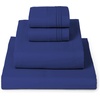 image:imageMellanni Iconic 4Piece Ultra Soft Sheet Set Queen Brown1597 Royal Blue