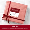 image:imageMellanni Iconic 4Piece Ultra Soft Sheet Set Queen Brown1621 Coral